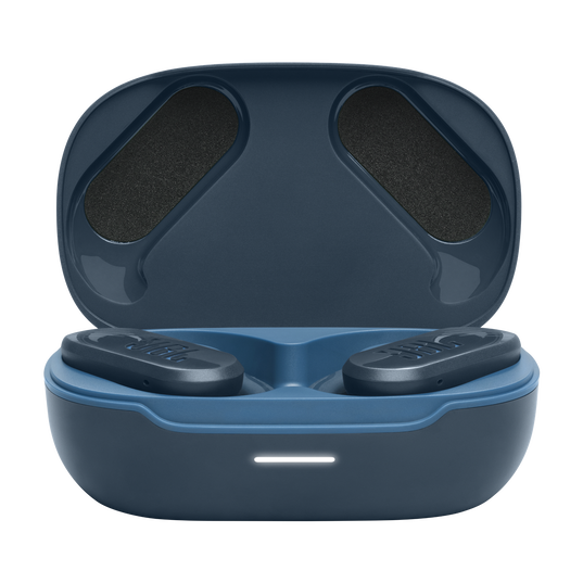 JBL Endurance Peak 3 - Blue - Dust and water proof True Wireless active earbuds - Detailshot 2